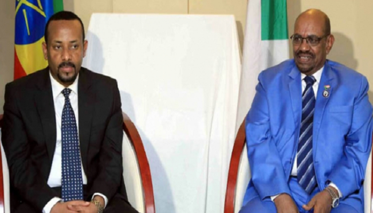 الرئيس السوداني عمر البشير ورئيس الوزراء الإثيوبي آبي أحمد - أرشيفية