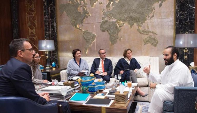 ولي العهد السعودي خلال مقابلته مع وكالة بولمبرج الأمريكية ولي العهد السعودي.. حوار القوة والحزم
