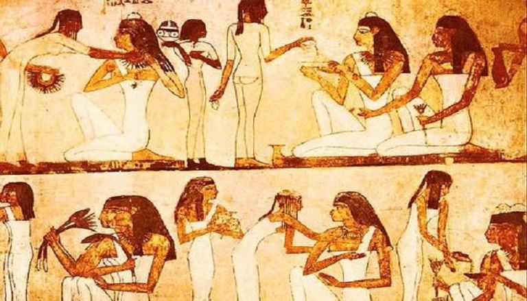 نقش فرعوني - صورة أرشيفية