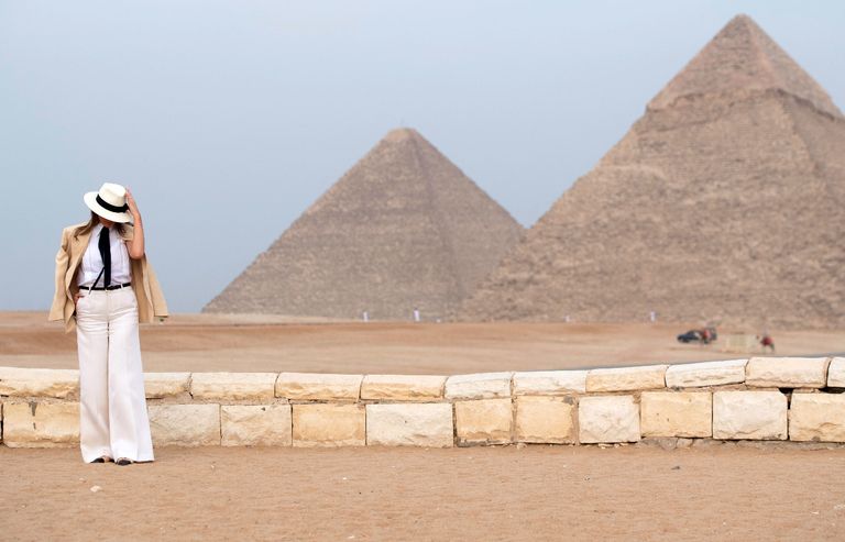  ميلانيا ترامب تزور أهرامات الجيزة