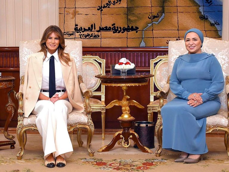 السيدة الأمريكية الأولى ميلانيا ترامب