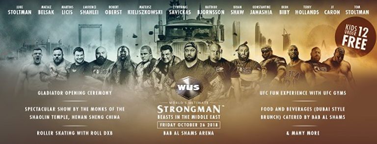 دبي تستعد لمسابقة "أقوى رجل في العالم"