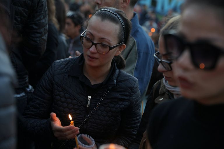 مراسم تأبين للصحفية البلغارية فيكتوريا مارينوفا