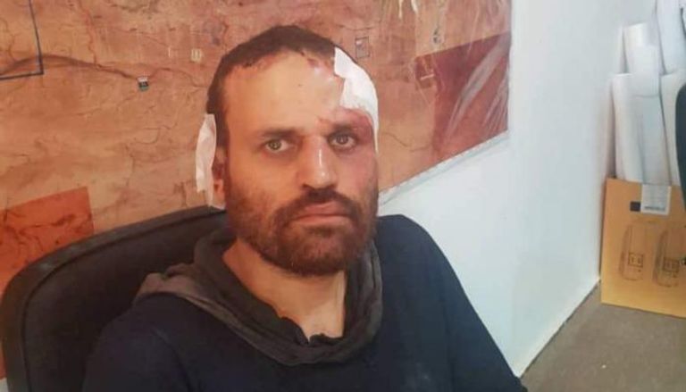 الإرهابي هشام عشماوي لحظة القبض عليه