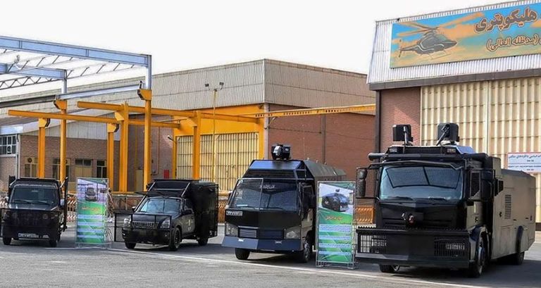 جانب من أسلحة دعم قوى الأمن الداخلي الإيرانية