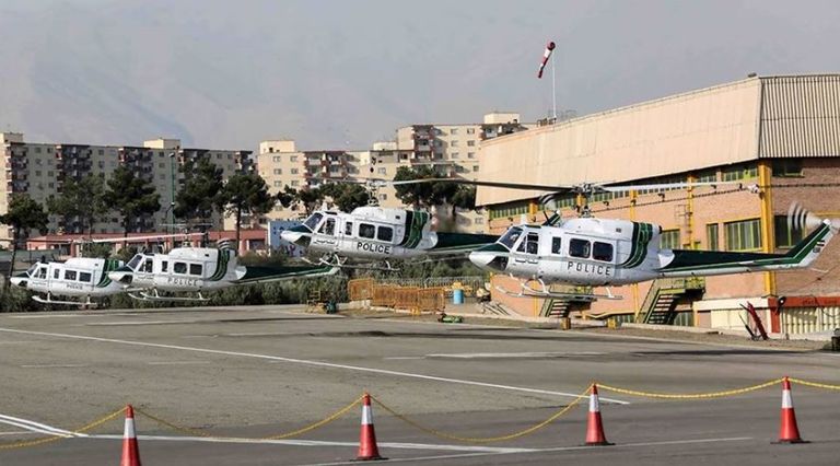 جانب من أسلحة دعم قوى الأمن الداخلي الإيرانية