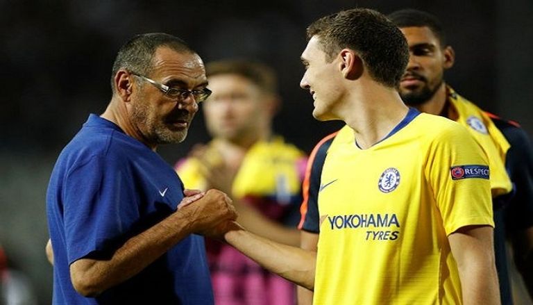 أندريا كريستنسن وماوريسيو ساري