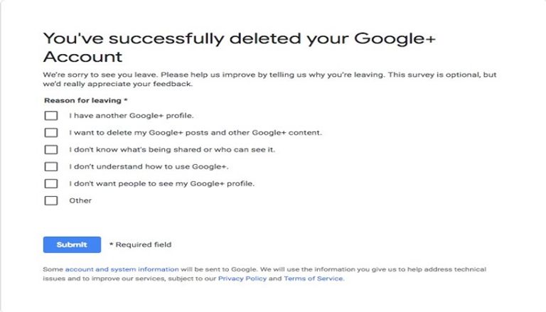 5 خطوات لحذف حسابك على جوجل بلس