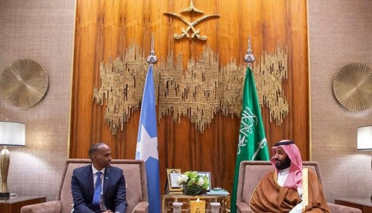 الأمير محمد بن سلمان بن عبدالعزيز ورئيس الوزراء الصومالي