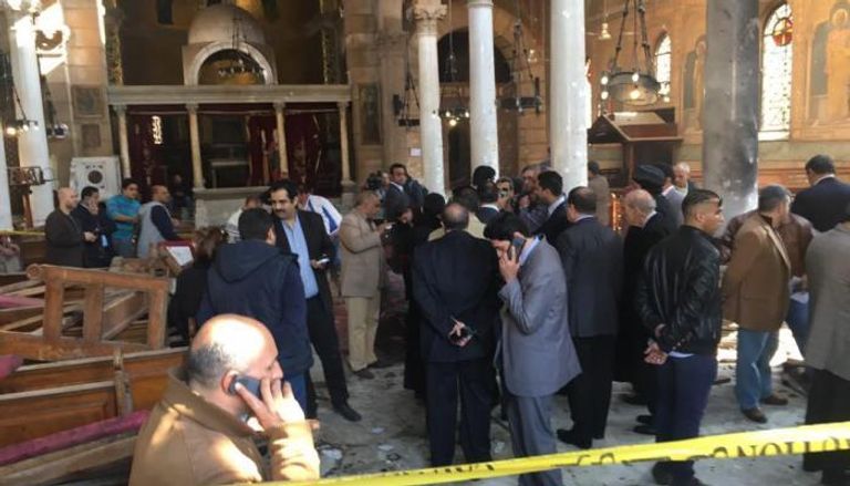 تفجير الكنيسة البطرسية بالقاهرة -أرشيفية