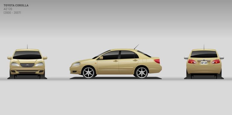 مراحل تطور موديل تويوتا كورولا عبر السنين