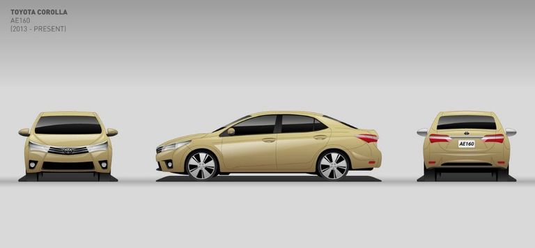 مراحل تطور موديل تويوتا كورولا عبر السنين