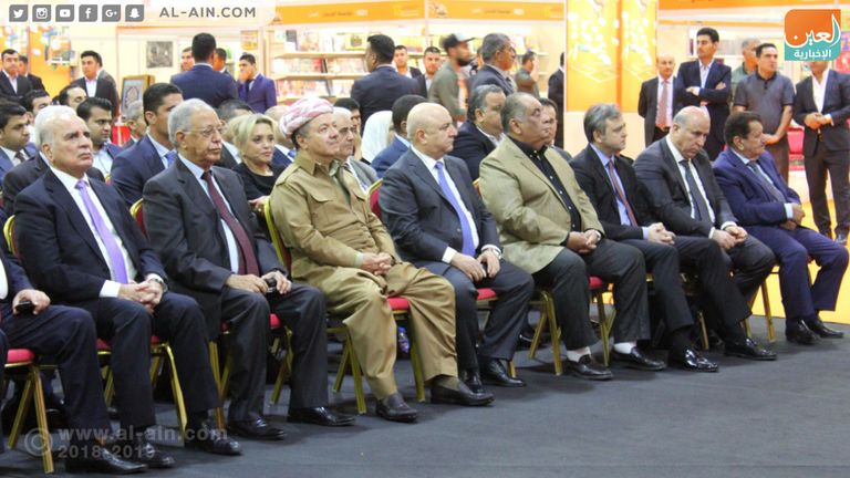جانب من فعاليات الدورة الـ13 من معرض أربيل الدولي للكتاب