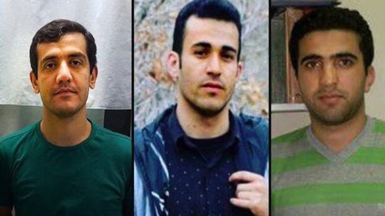 السجناء الأكراد الثلاثة ارتفاع حالات الإعدام في إيران.. نظام روحاني يقبض أرواح معارضيه