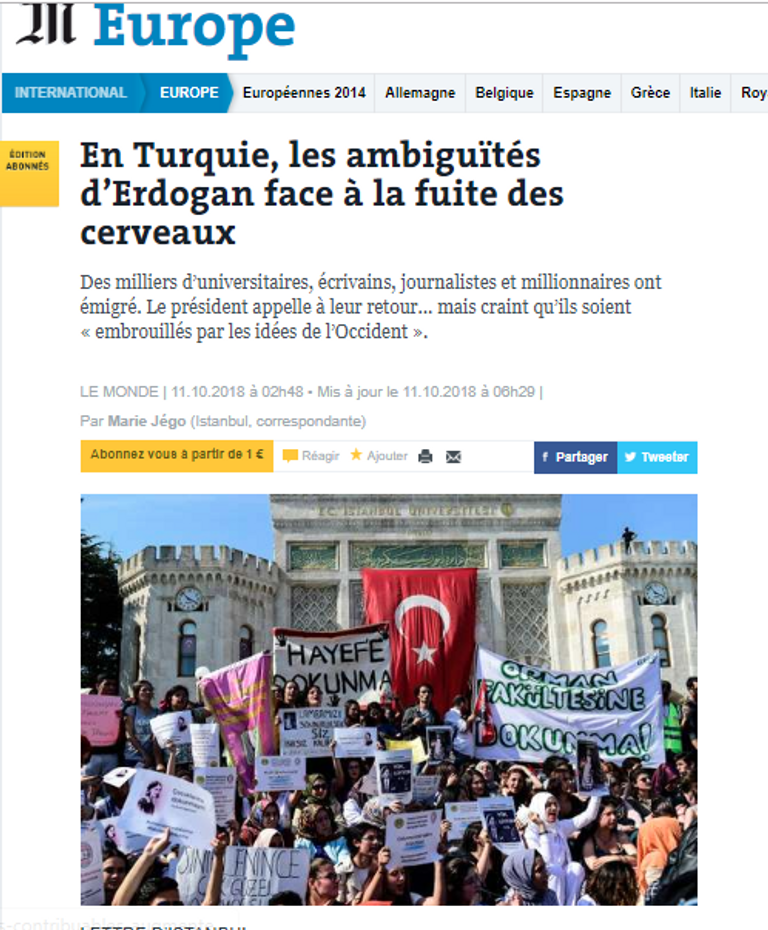 مظاهرات لطلاب أتراك اعتراضاً على مشروع قانون إصلاح الجامعات