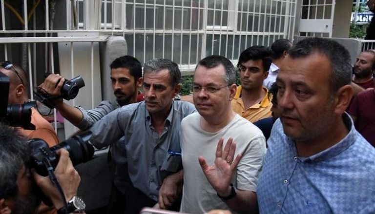 القس أندرو برانسون خلال احتجازه في تركيا- أرشيفية