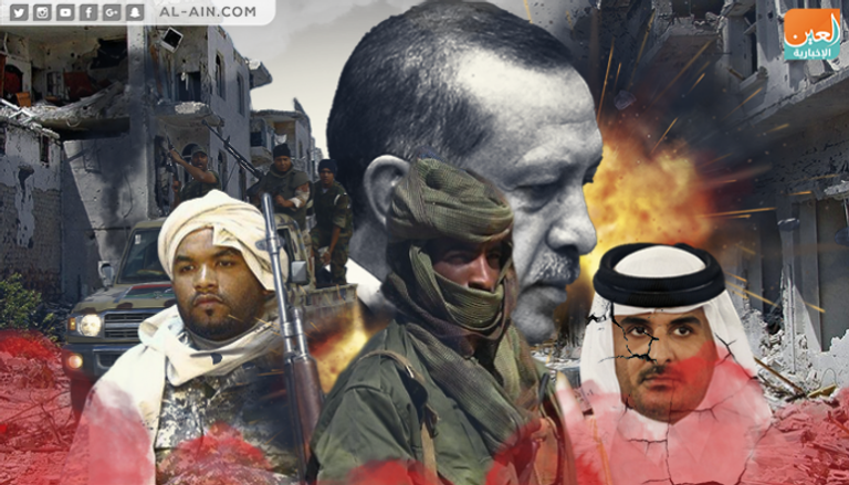 الجيش الوطني الليبي يواصل دك معاقل الإرهاب المدعوم من قطر وتركيا