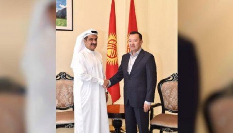 أمين مجلس الإمارات للمستثمرين بالخارج يلتقي سفير جمهورية قيرغيزستان 