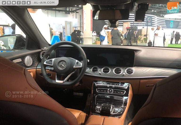 تاكسي ذاتي القيادة في معرض جيتكس 2018 تاكسي ذاتي القيادة في معرض جيتكس 2018