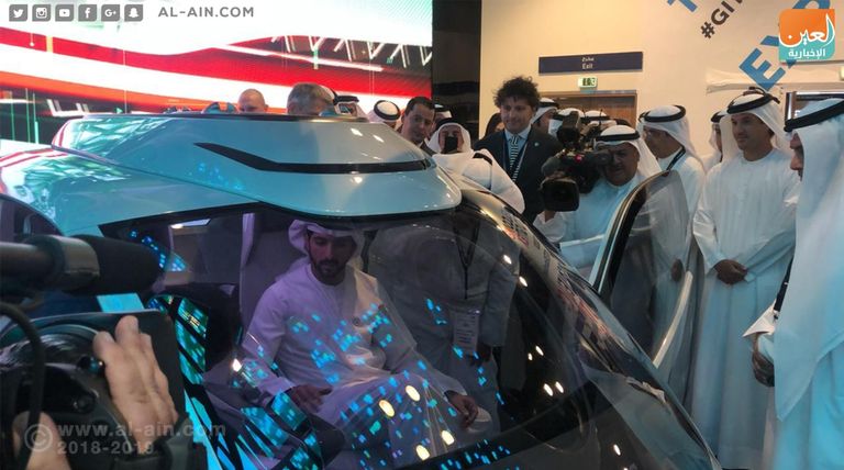 الشيخ حمدان بن محمد بن راشد آل مكتوم في معرض جيتكس 