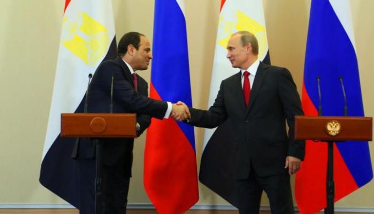 الرئيسان المصري عبدالفتاح السيسي والروسي فلاديمير بوتين - أرشيفية