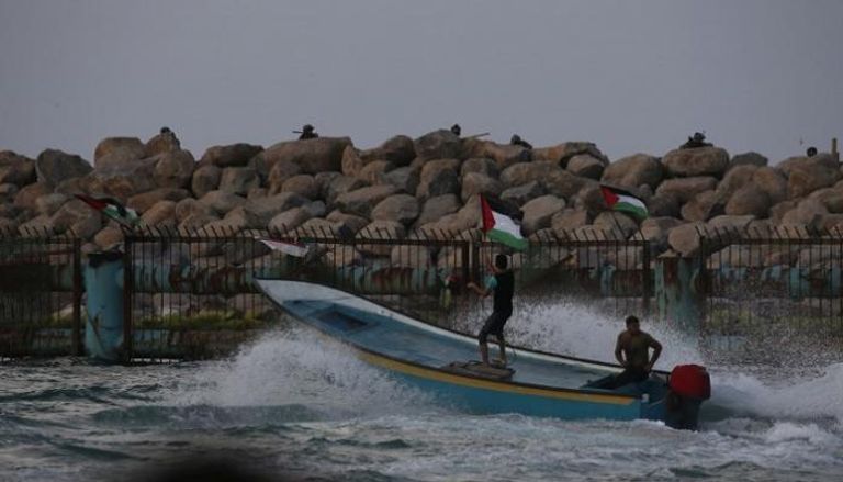 قوات الاحتلال تفتح النار على قارب فلسطيني- أ. ف. ب