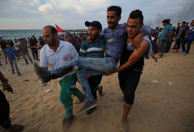 قوات الاحتلال تفتح النار على قارب فلسطيني- أ. ف. ب