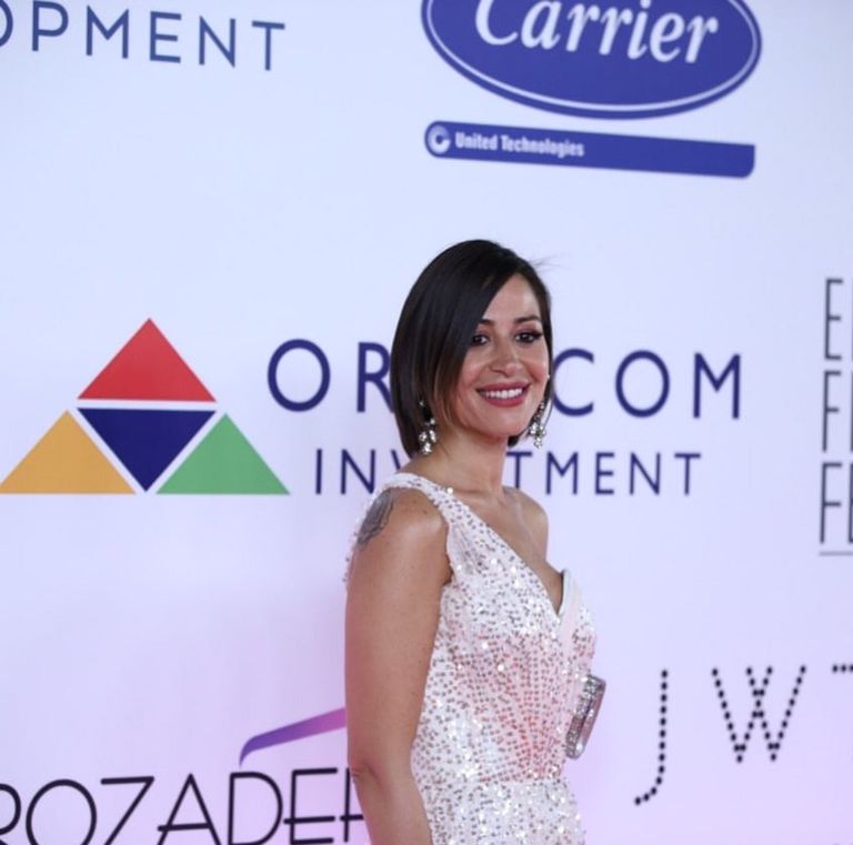 الفنانة منة شلبي