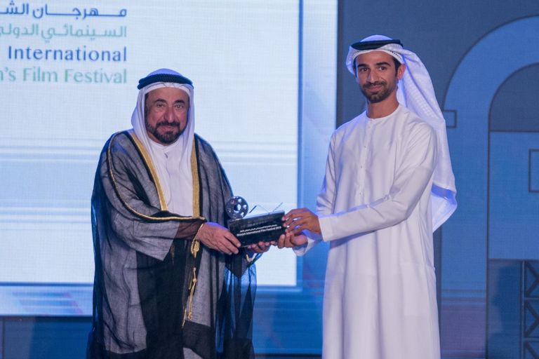 سلطان القاسمي وقرينته يشهدان 