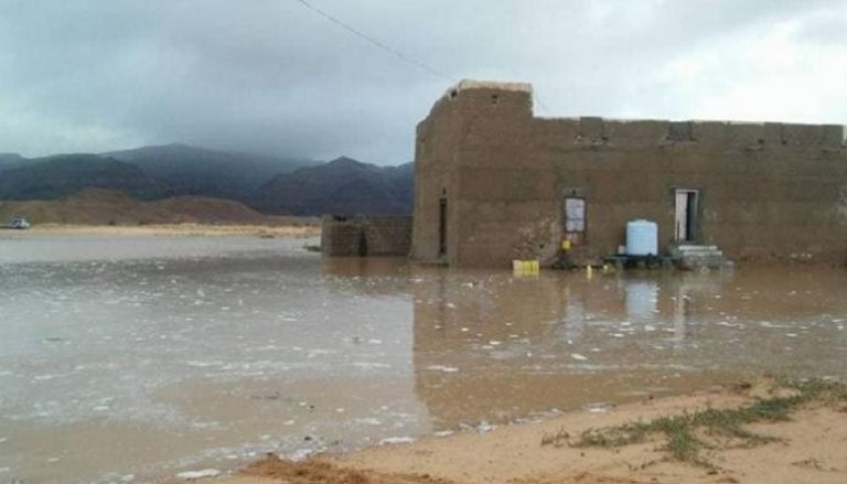إعصار "لبان" في المهرة اليمنية