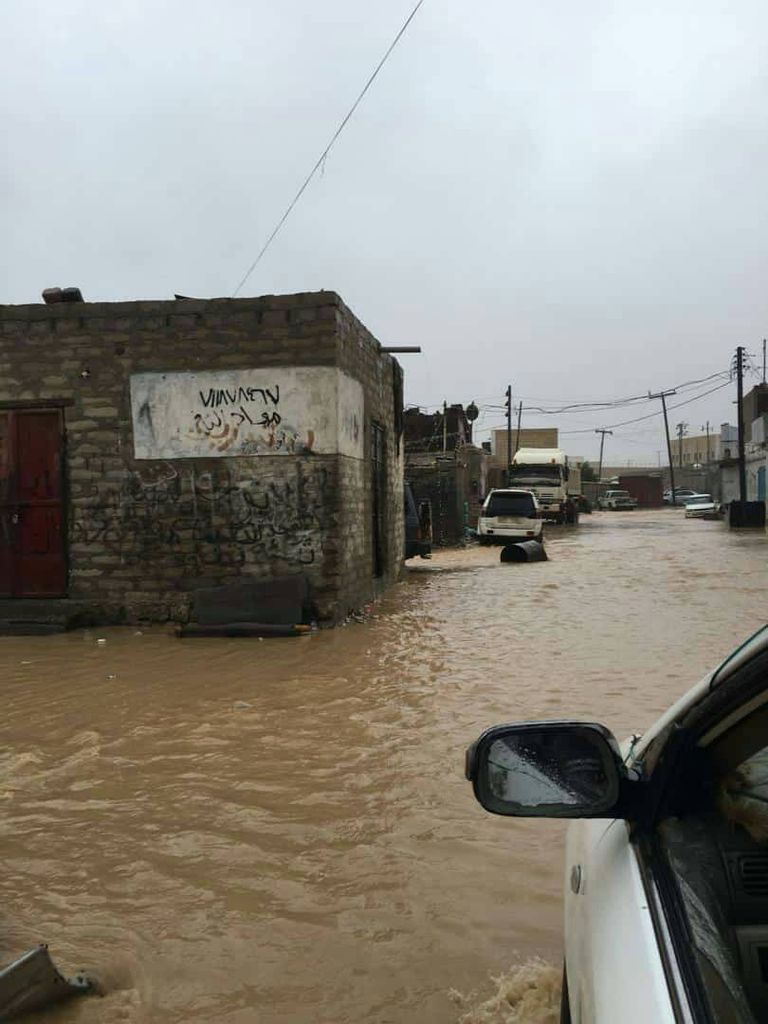 إعصار "لبان" في المهرة اليمنية