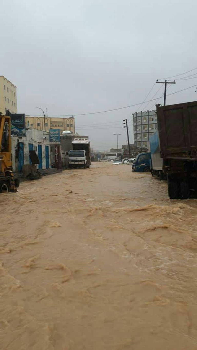إعصار "لبان" في المهرة اليمنية