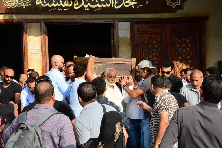 جنازة الممثل الراحل أحمد عبدالوارث