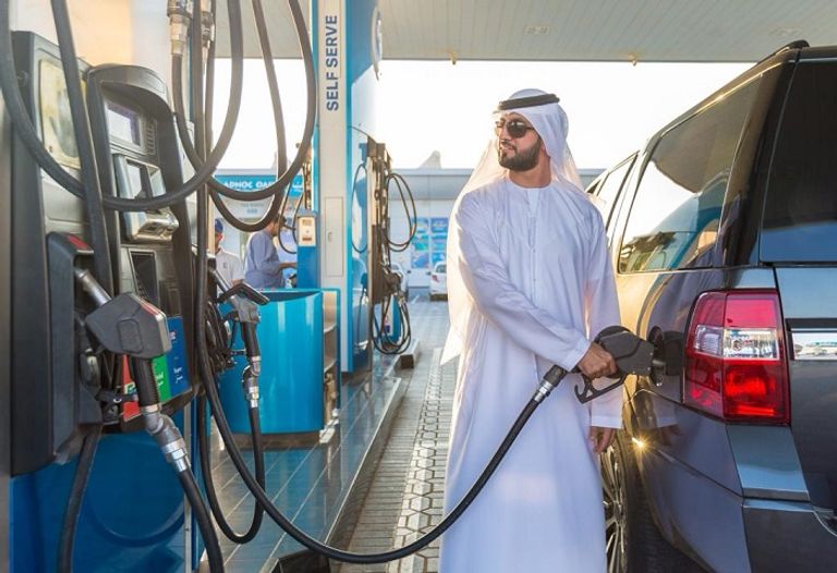 إحدى المحطات التابعة لشركة أدنوك للتوزيع