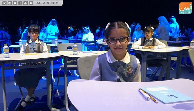 الشيخ محمد بن راشد والشيخ حمدان بن محمد لدى حضور الاحتفالية