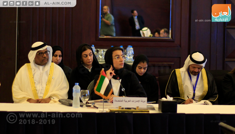 نورة الكعبي في مؤتمر وزراء الثقافة العرب 