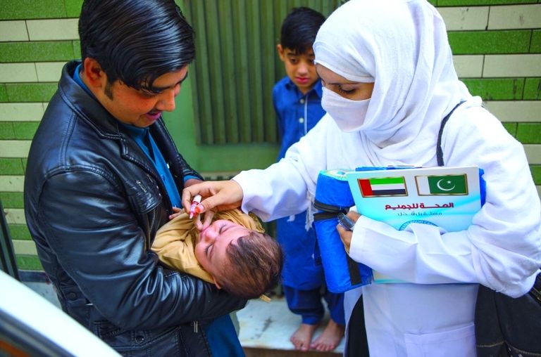 إشادة عالمية بجهود الإمارات في مكافحة مرض شلل الأطفال