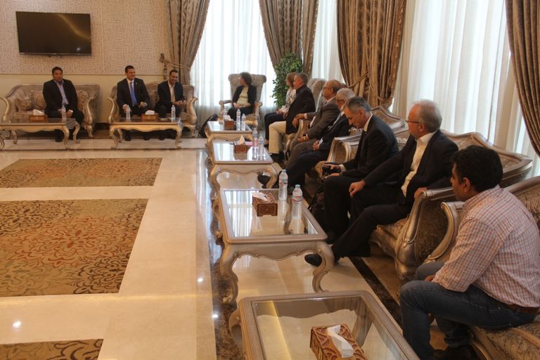 جانب من زيارة قيادات الكنيسة الإنجيلية لمرصد الأزهر 