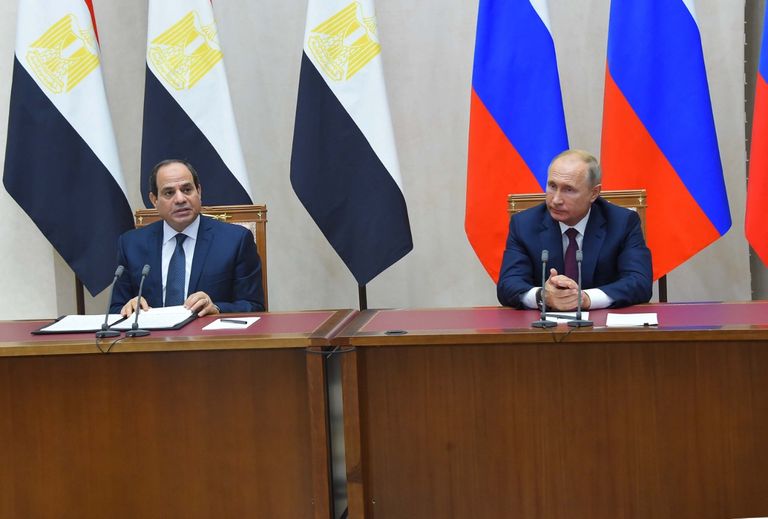 زيارة السيسي لروسيا ولقاء مع بوتين