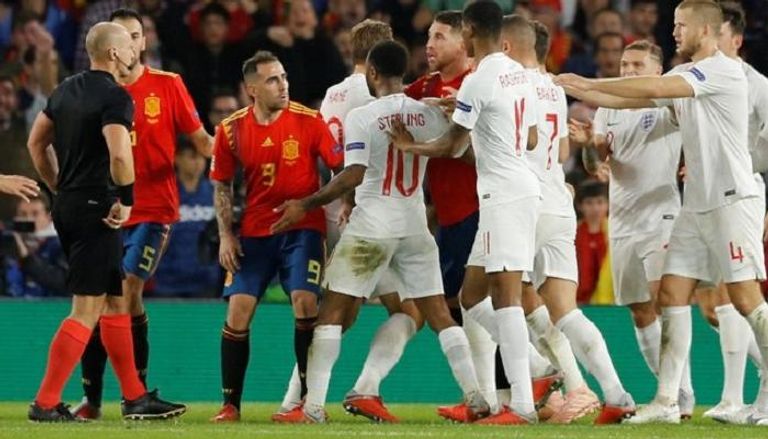 مباراة إنجلترا وإسبانيا