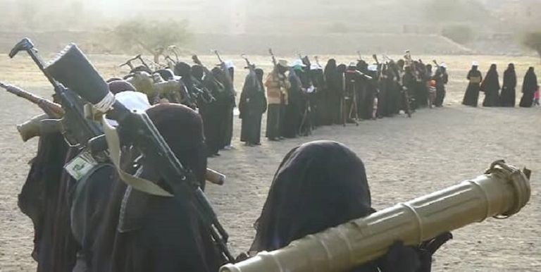 مليشيات الحوثي الإرهابية تنشر عناصر نسائية في صنعاء والحديدة - أرشيفية