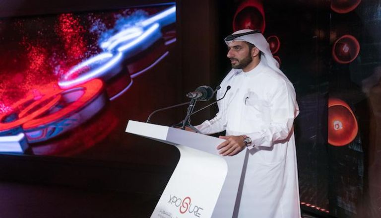 الشيخ أحمد بن سلطان القاسمي خلال مؤتمر مهرجان التصوير