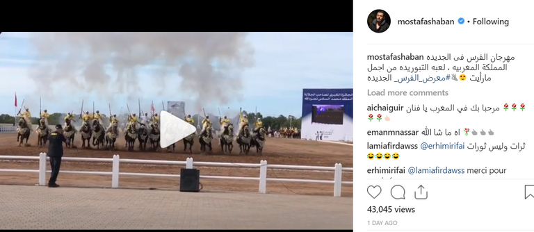 الممثل المصري مصطفى شعبان يشارك بمعرض "الفرس" المغربي - صورة 4
