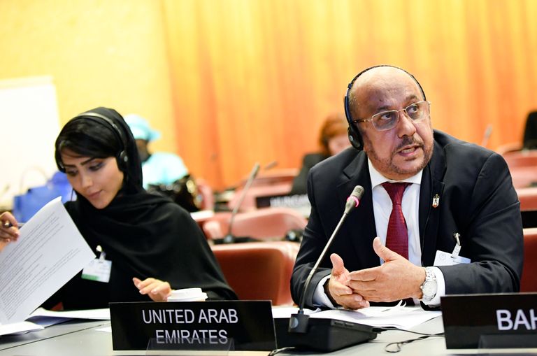 مشاركة إماراتية فاعلة في اجتماعات الاتحاد البرلماني الدولي بجنيف جانب من اجتماعات الاتحاد البرلماني الدولي بجنيف