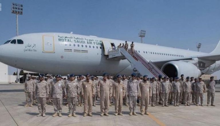 مجموعة القوات الجوية الملكية السعودية المشاركة في التمرين 