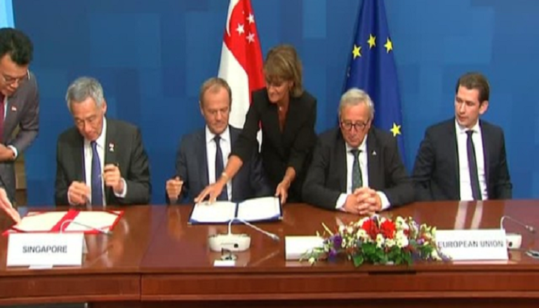 أوروبا توقع اتفاقا تجاريا مع سنغافورة -رويترز