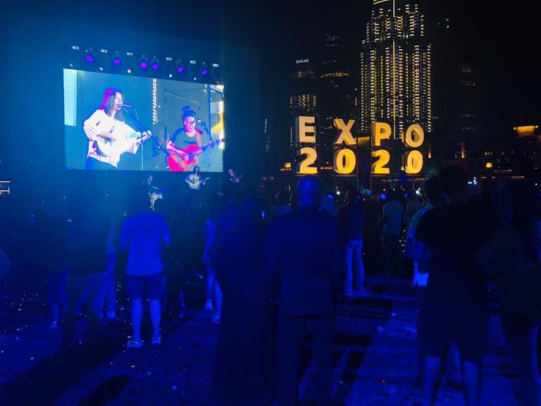 دبي تحتفل ببدء العد التنازلي على انطلاق "إكسبو 2020"