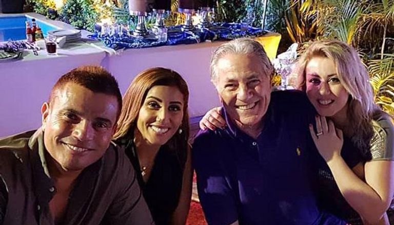 عمرو دياب ودينا الشربيني