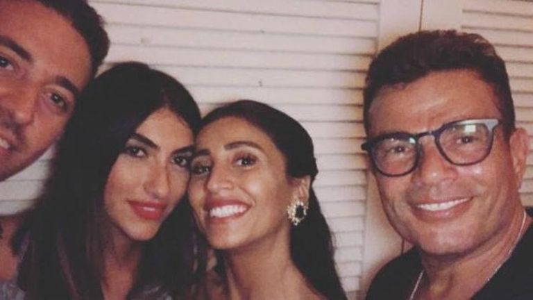 عمرو دياب ودينا الشربيني