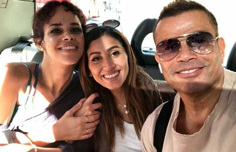 عمرو دياب ودينا الشربيني